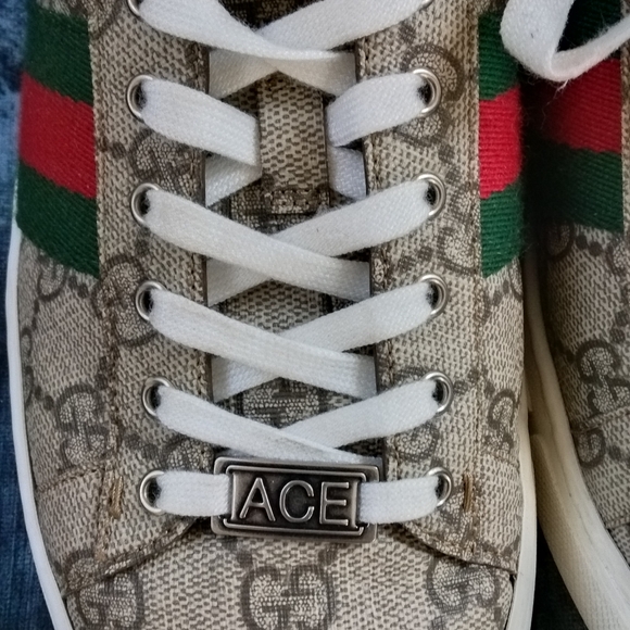 Gucci Womens Ace Low top sneakers - Picture 4 of 10